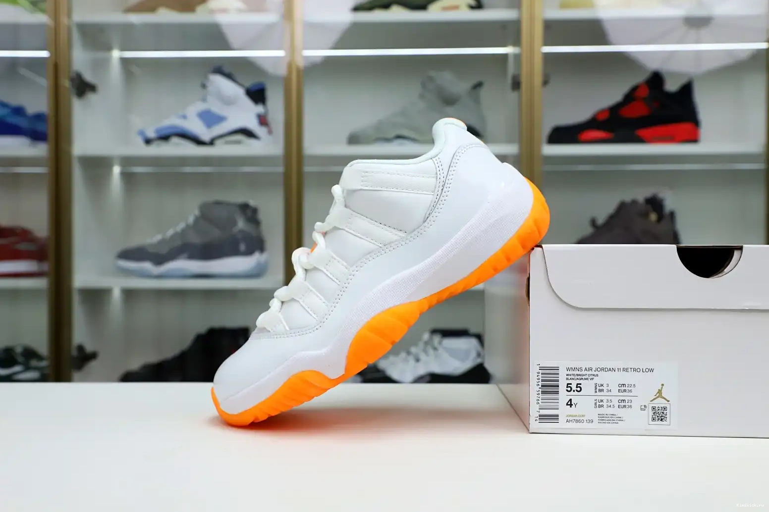 LOW CITRUS' RETRO Kimikick JORDAN 'BRIGHT AIR WMNS 11 0403